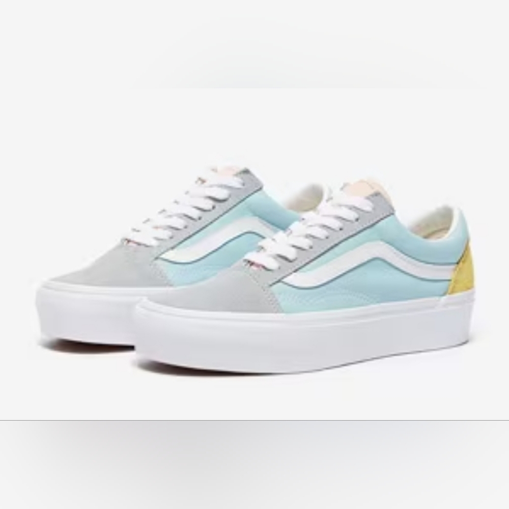 COLOR BLOCK OLD SKOOL STACKFORM SHOE size 8